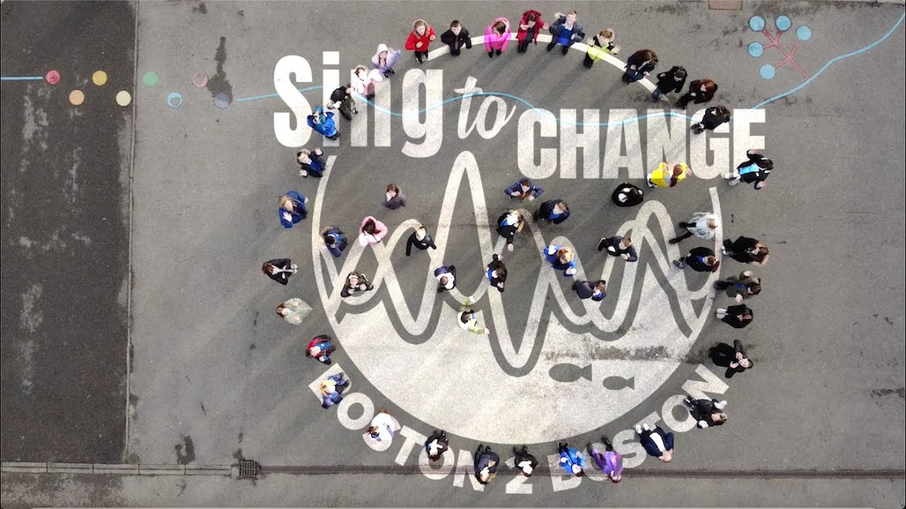 WORLDWIDE PREMIERE!! 'Change' music video - Sing to Change: Boston 2 Boston choirs